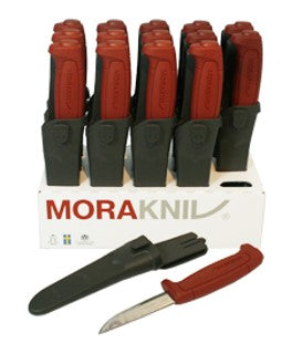 MORAKNIV RØD KULLSTÅL