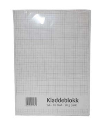 KLADDEBLOKK RUTER 80 ARK 60GR