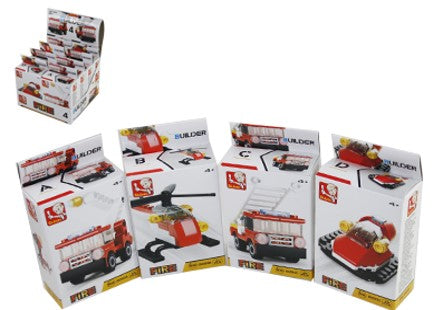 BYGGEKLOSSER BRANN LITEN  4+