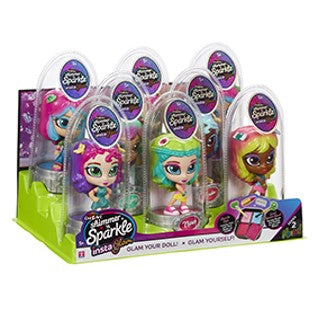 DUKKE INSTAGLAM MED SMINKE 10 CM