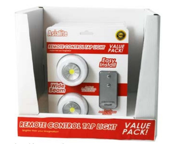 LYS 2 PK TRÅDLØS MED REMOTE