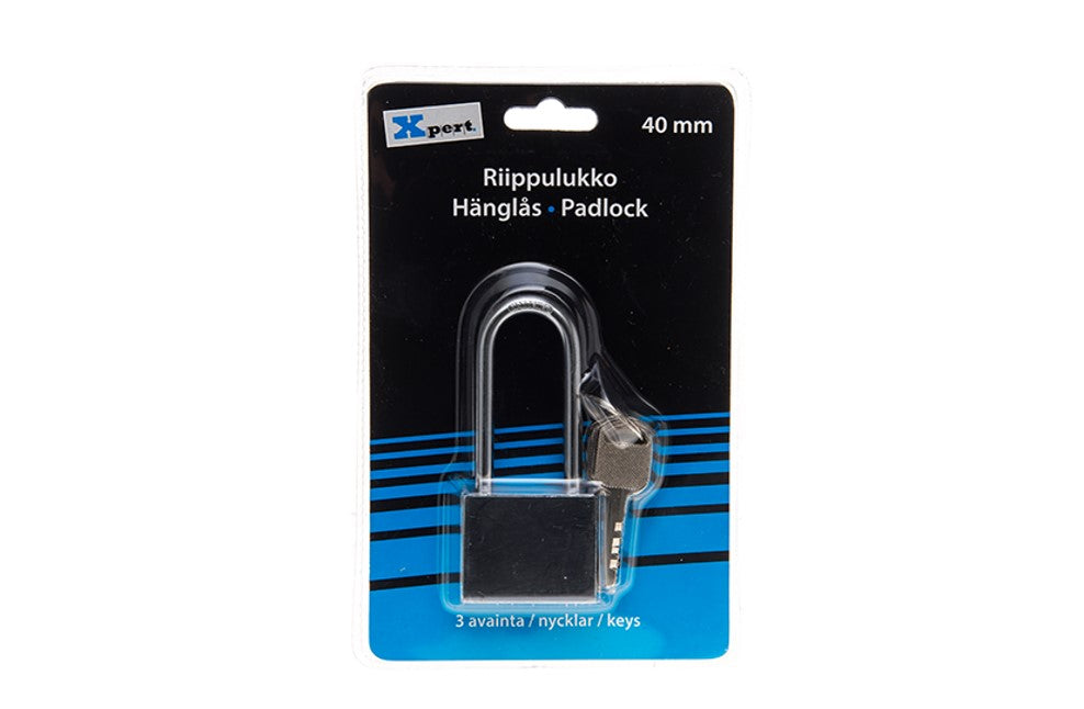 HENGELÅS 40 MM LANG BØYLE