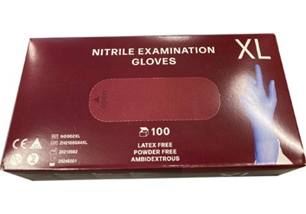 ENGANGSHANSKE NITRIL EKSTRA LARGE 100 PK