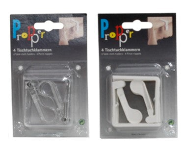 DUKKLEMME 4 PK HVIT OG TRANS