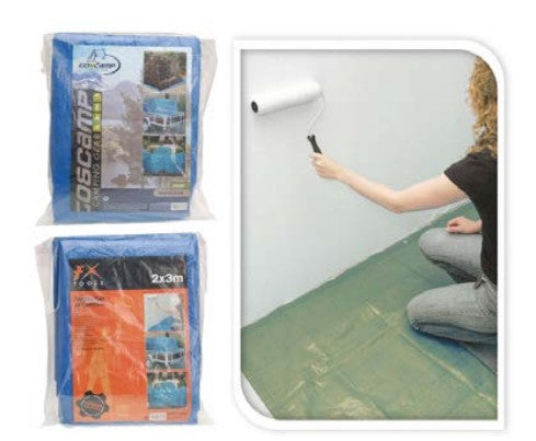 BESKYTTELSEDUK 2 X 3 MTR
