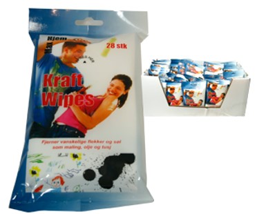 WIPES KRAFT FJERNER FETT OLJE