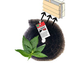 Musebørste Proff 4 Meter x 10cm Tilsatt mynte