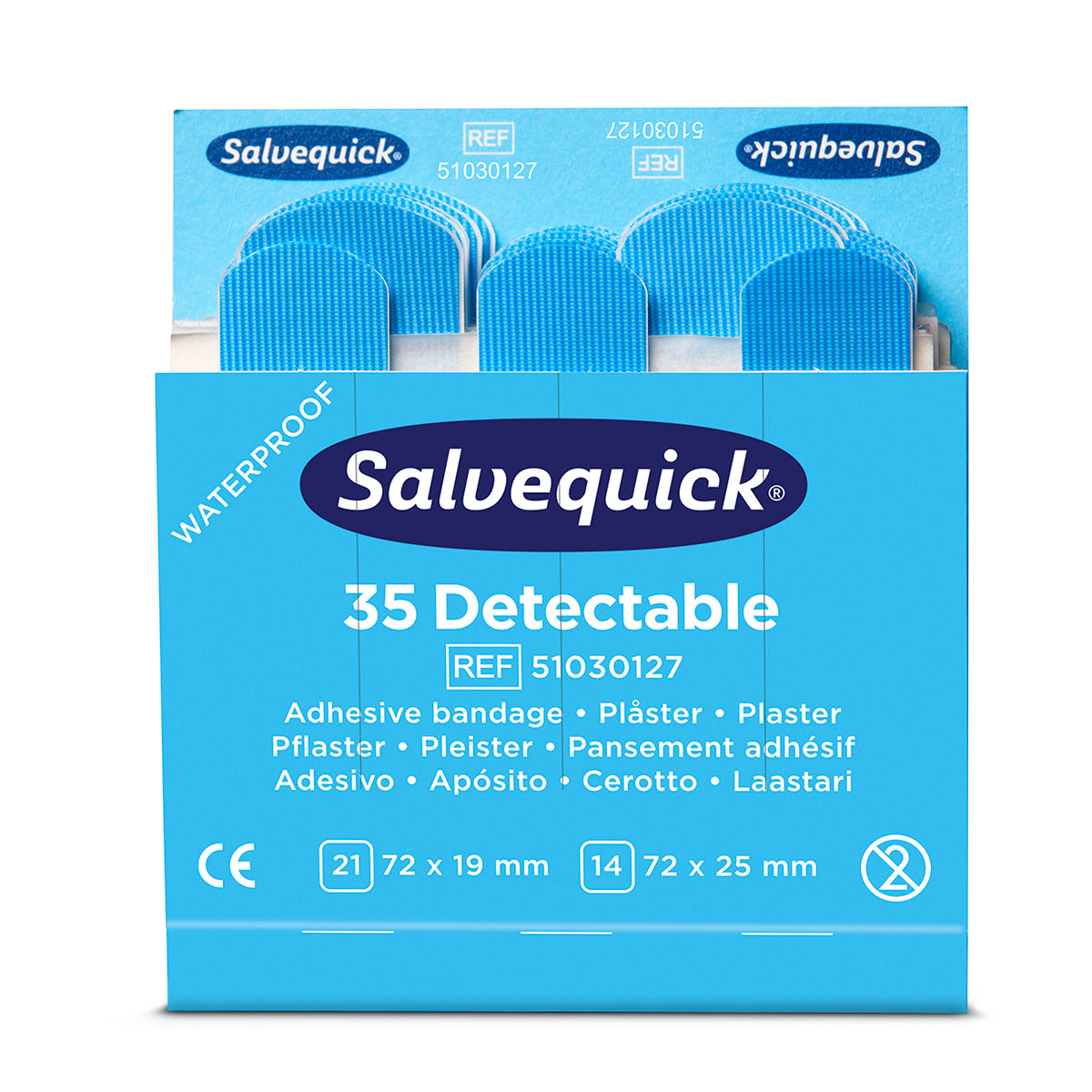 Detektbart plaster 6735 6pk a 35 stk