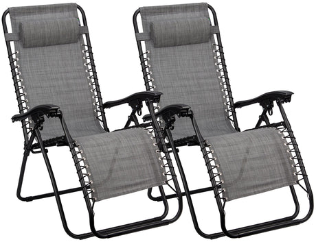 Chaise longue campingstol IV 2-pk