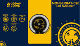 2-i-1 LED-lys med vifte Monserrat 020