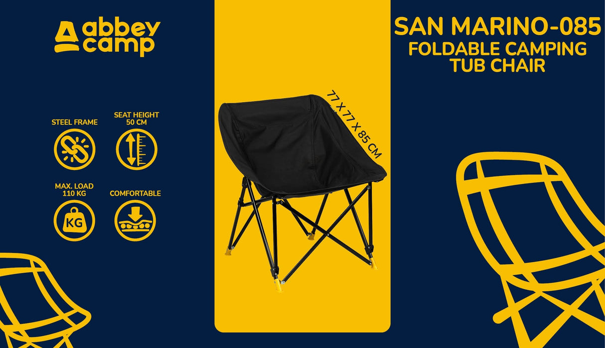 Sammenleggbar tub-stol San Marino