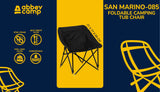 Sammenleggbar tub-stol San Marino