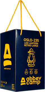 Stor LED retrolykt Oslo