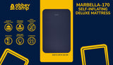 Selvoppblåsbar madrass Deluxe Comfort 2 personer Marbella 170