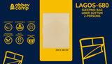 Lakenpose i bomull 2 personer Lagos 680