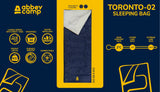 Sovepose rektangulær Ripstop Toronto 02