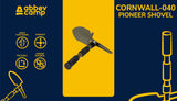 Sammenleggbar pionerspade med hakke Cornwall 040