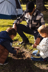 Sammenleggbar pionerspade med hakke Cornwall 040