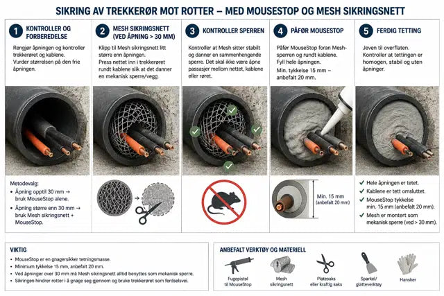 Mousestop gnagerstopp Proff
