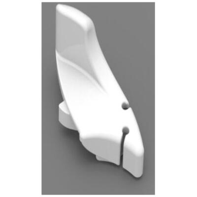 Left lead bar end cap f65l polar 98665-01-