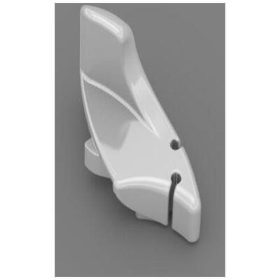 Left lead bar end cap f65l titanium 98665T01-